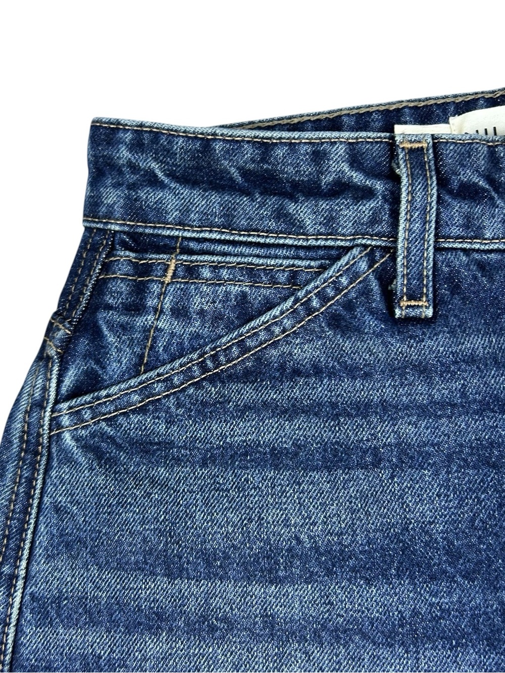 Nili Lotan Otis Barrel Leg Jeans Size 24 High Rise Simon Wash Denim Grunge NWT - Picture 4 of 16